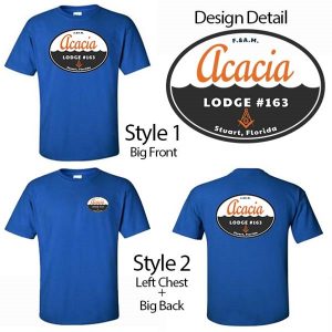Masonic Lodge T-Shirt Water Design