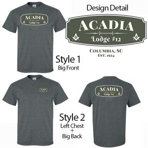 Masonic Lodge T-Shirt Insignia Design