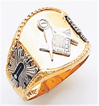 Masonic Ring - 5077BL - Open Back