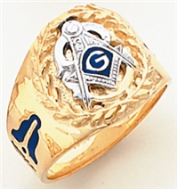 Masonic Ring - 5029BL - Open Back